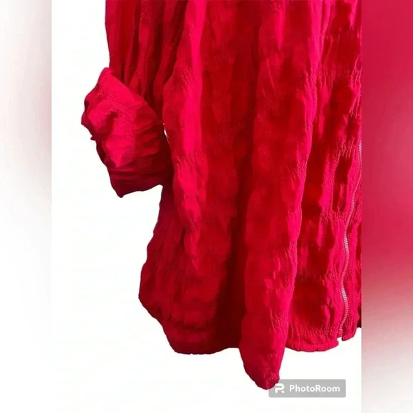 COPY - ADDITION ELLE woman’s coat zip cardigan sz 24 plus size has hood red - Picture 3 of 8